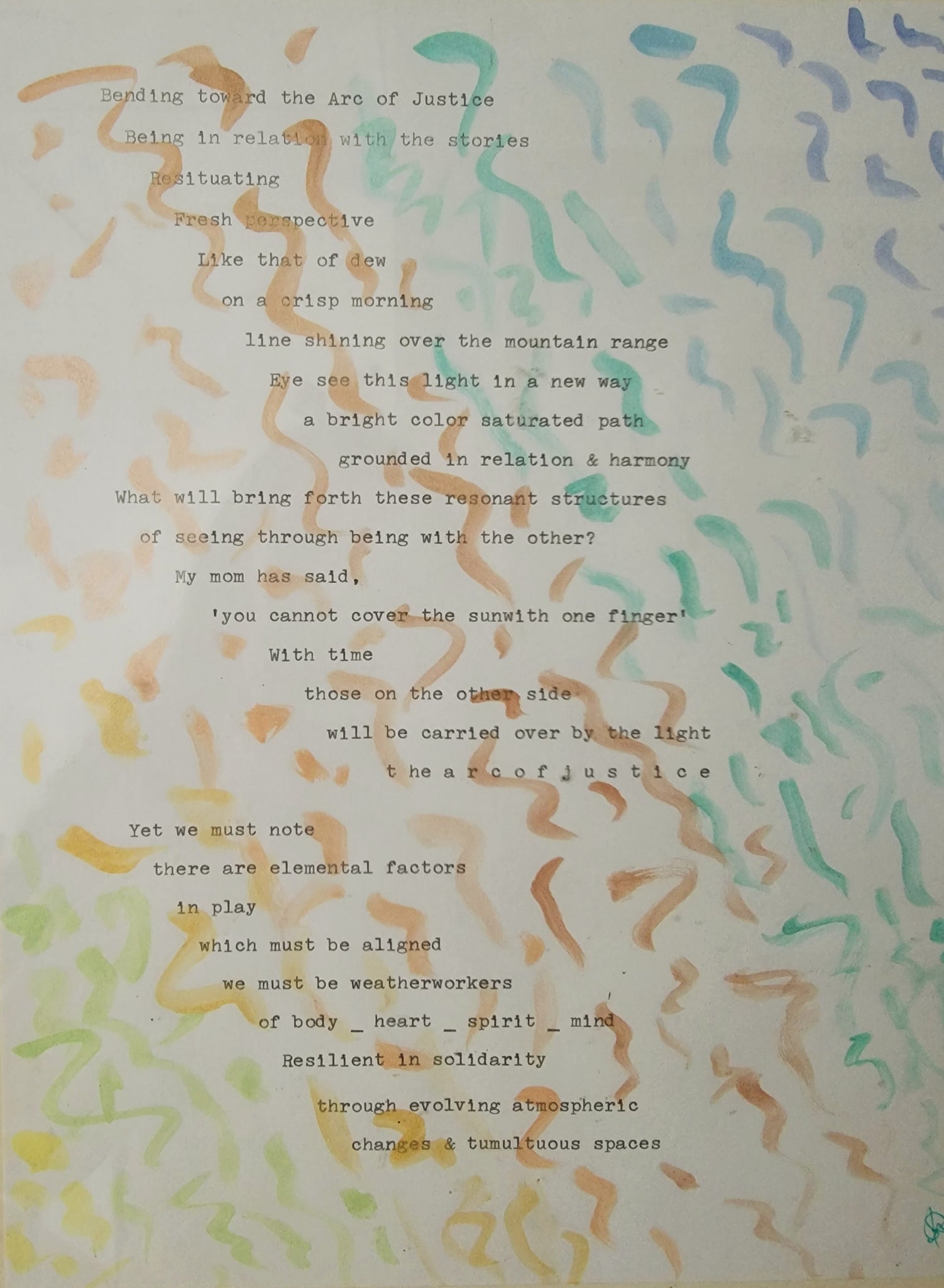 Being in relation with the stories • Hailey Maria Salazar