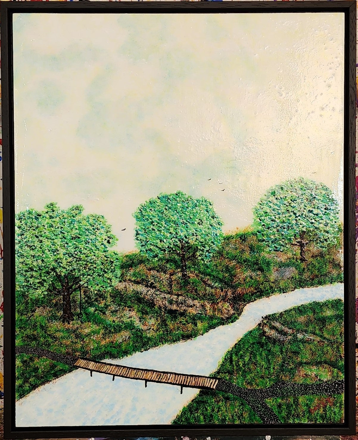 Three Tress and A Tire swing • Roger Gillis