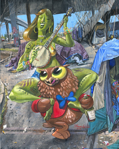 The Owl and the Grasshopper • Thomas Webb