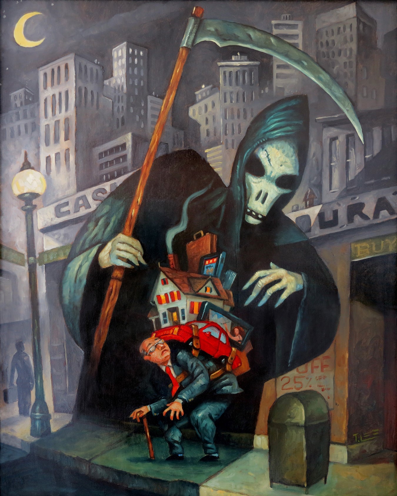 The Old Man and Death • Tim Lee