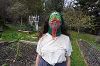 Grandmother's Velvet Garden Mask • marlena