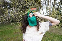 Grandmother's Velvet Garden Mask • marlena