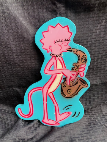 Lisa Plays Pink Panther