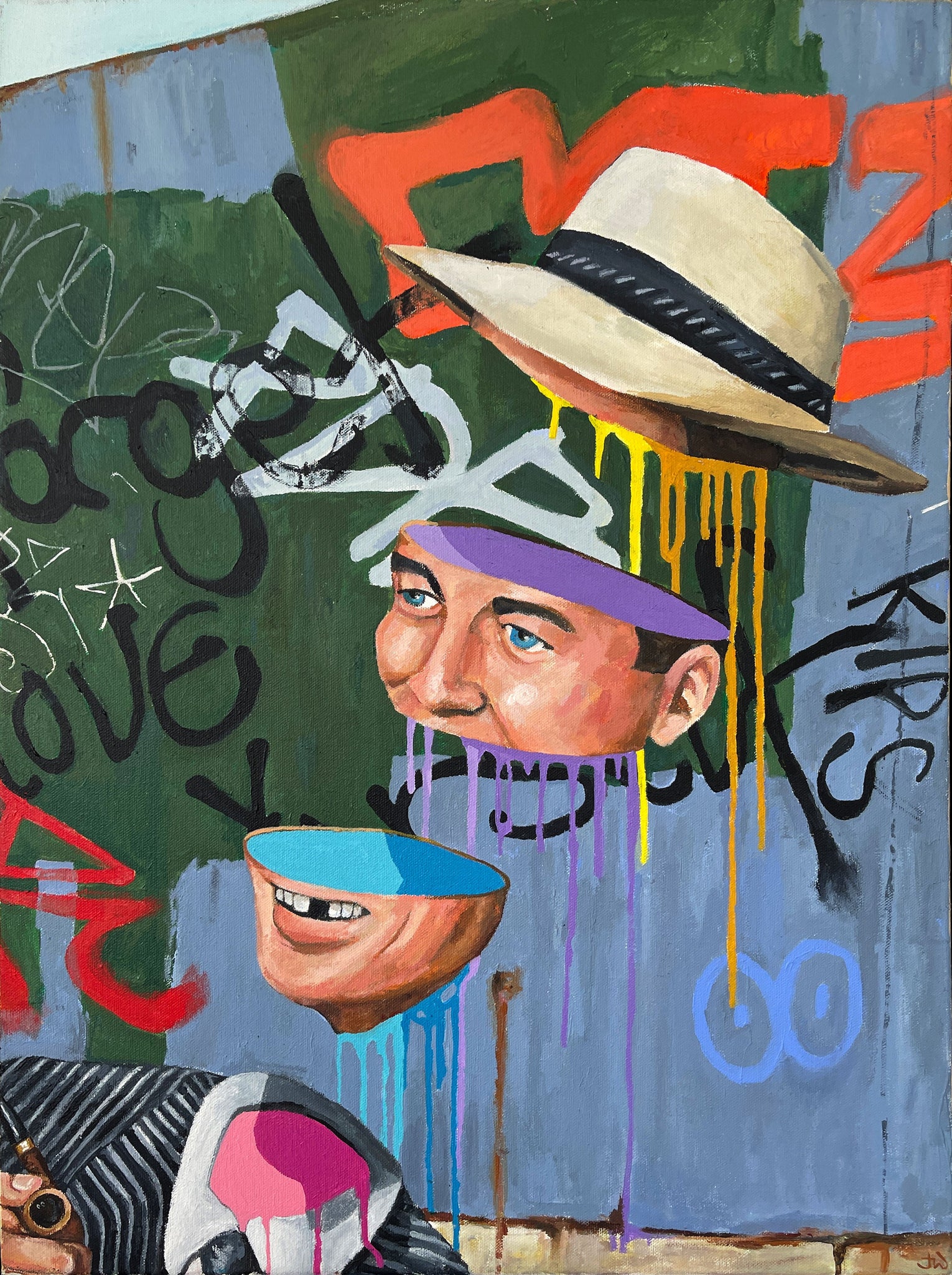 Pipe man makes a split for it • Jimmer Willmott
