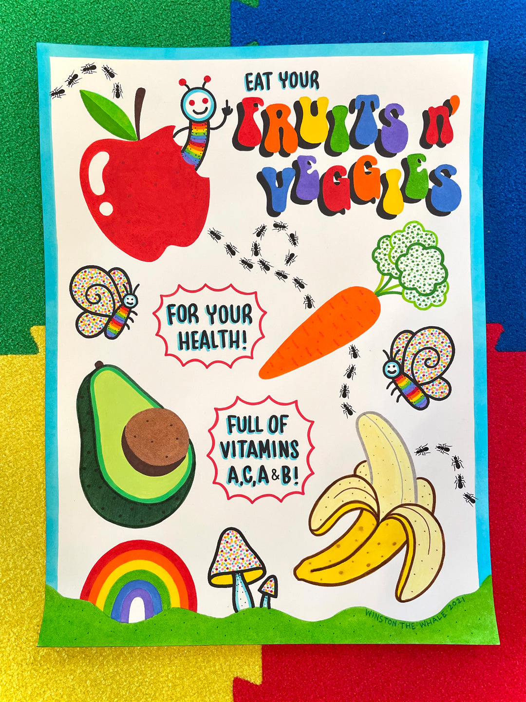 Vitamins A, C, A & B